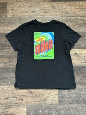 Nike Shirt Mens Sz XL Black Ultra Drip Just Do It Graphic The Nike Tee Tagless